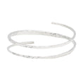 Load image into Gallery viewer, Hammered Tapered Bypass Bangle
