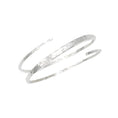 Load image into Gallery viewer, Hammered Tapered Bypass Bangle
