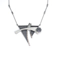 Load image into Gallery viewer, Dystopian Cast Eyes: Sterling Silver Necklace
