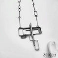 Load and play video in Gallery viewer, A Long Way Home: Silver Puzzle Pendant 1
